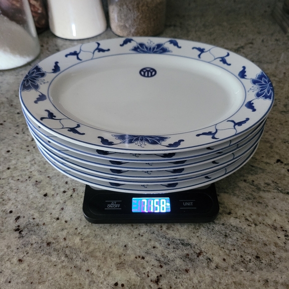 Tatung in Glaze Vintage Water Lily Pattern Durable China 6 Oval Plates - Picture 6 of 13